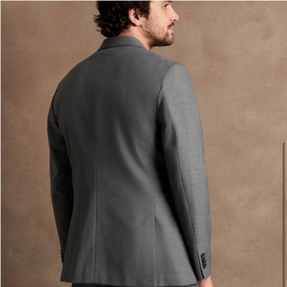 Banana Republic Men’s Wool Tailored Fit Sports Coat Blazer Suit Jacket 38S - Picture 5 of 15